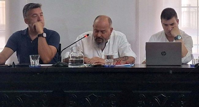 Imagen del desarrollo del Pleno del Ayuntamiento de Tarazona