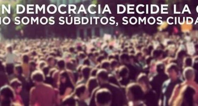 Imagen difundida por los círculos de Podemos en las redes sociales.
