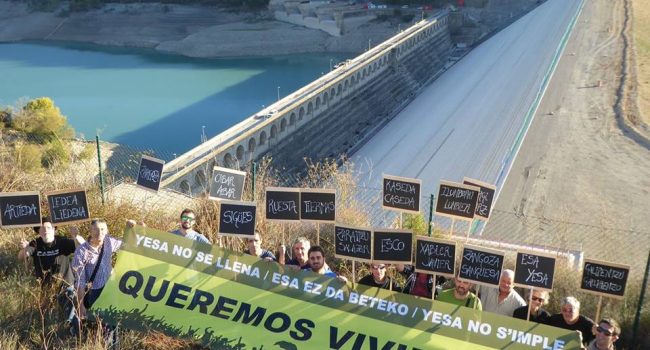 Podemos pregunta a la Comisión Europea si el recrecimiento del pantano de Yesa es viable y seguro