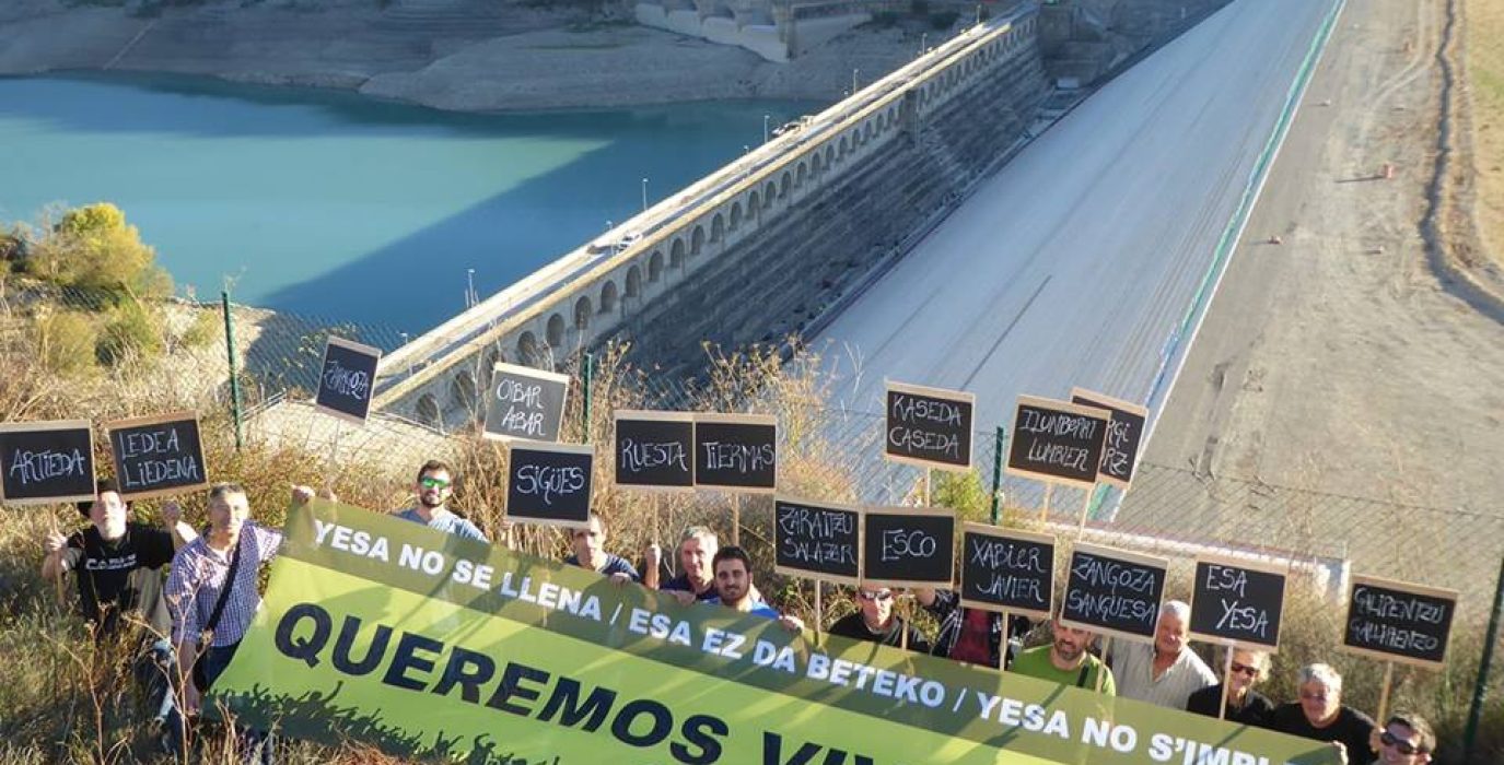 Podemos pregunta a la Comisión Europea si el recrecimiento del pantano de Yesa es viable y seguro