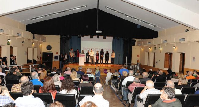 Acto de Podemos Zaragoza.
