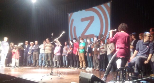Acto de presentación de Ganemos Zaragoza. Foto: @ganemoszaragoza