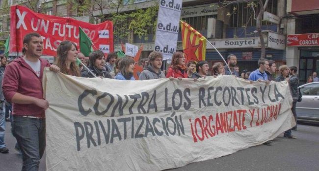 purna movilizaciones estudiantiles aragon