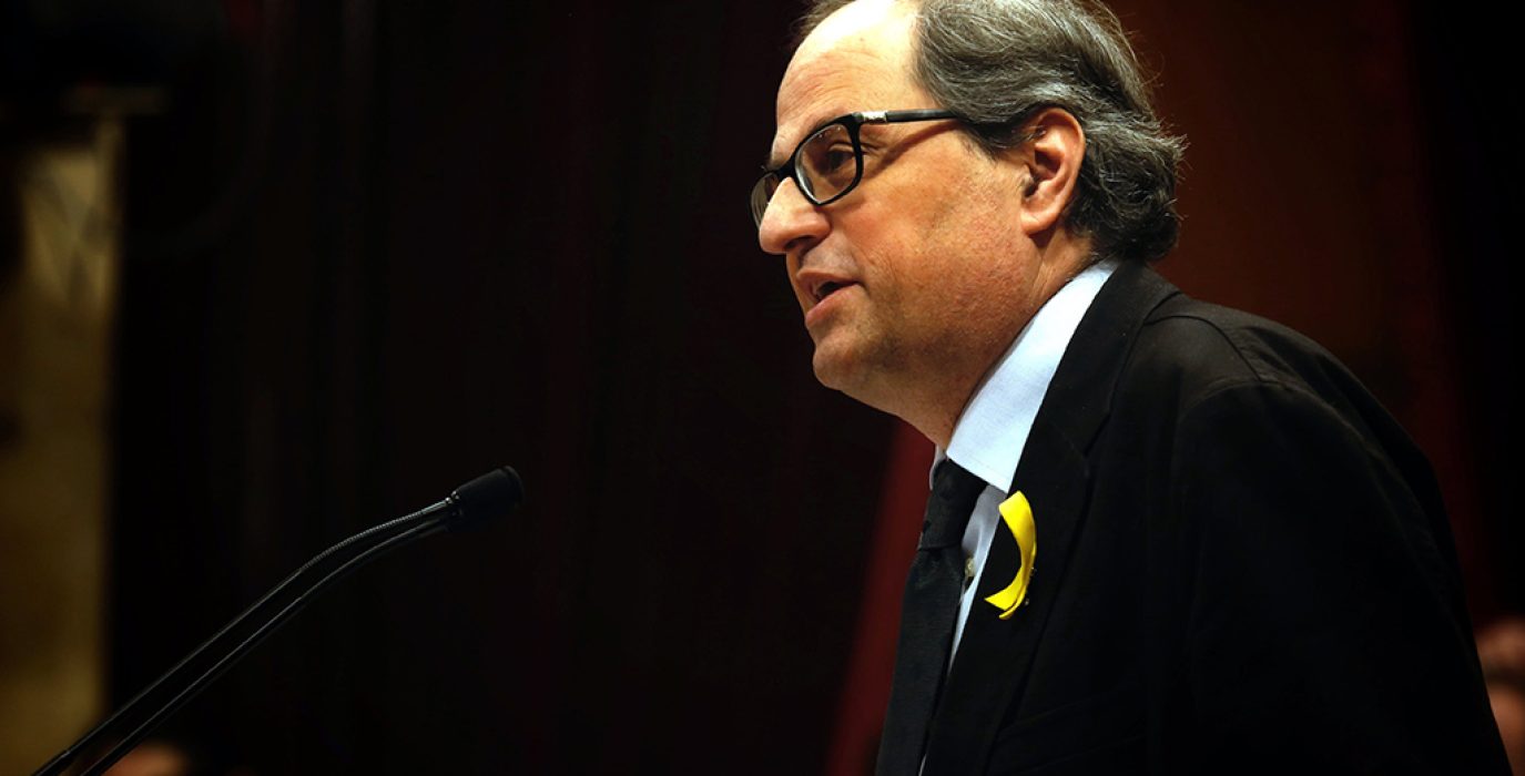 Quim Torra. Foto: Parlament