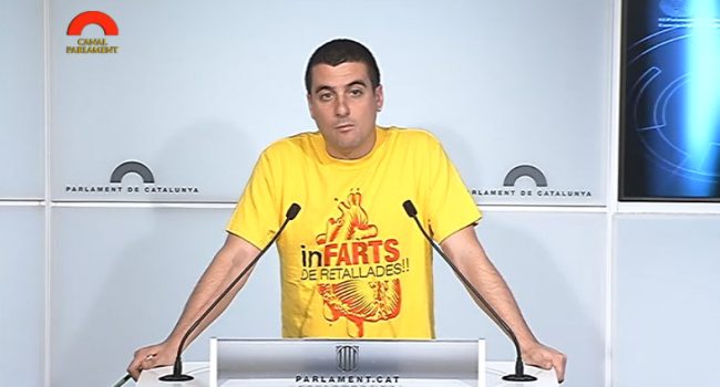Quim Arrufat, a la foto, encapçala la candidatura col·lectiva. Foto: Parlament