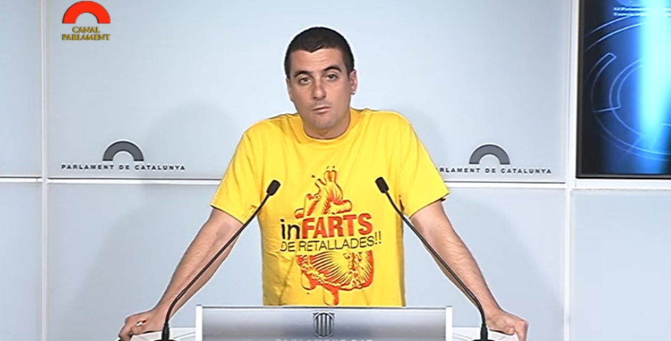 Quim Arrufat, a la foto, encapçala la candidatura col·lectiva. Foto: Parlament