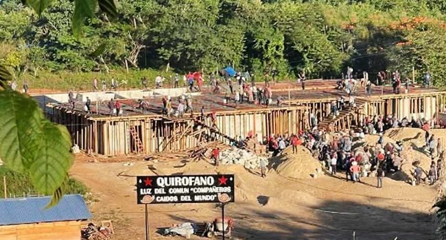 Las instalaciones en construcción