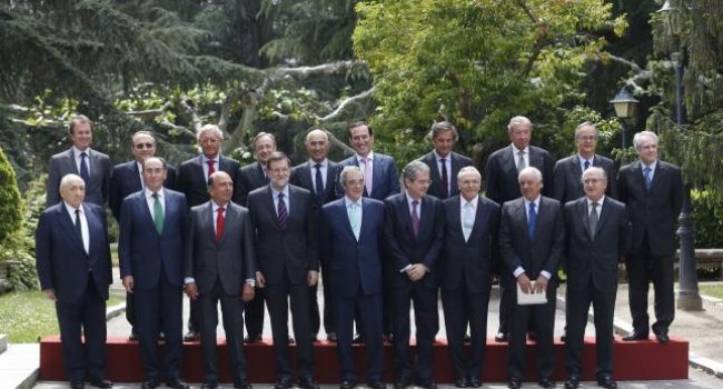 Reunión del Consejo Empresarial de la Competitividad con Mariano Rajoy en Moncloa el pasado 7 de mayo. Foto: Moncloa
