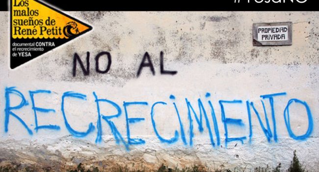 recrecimiento YESA NO petit