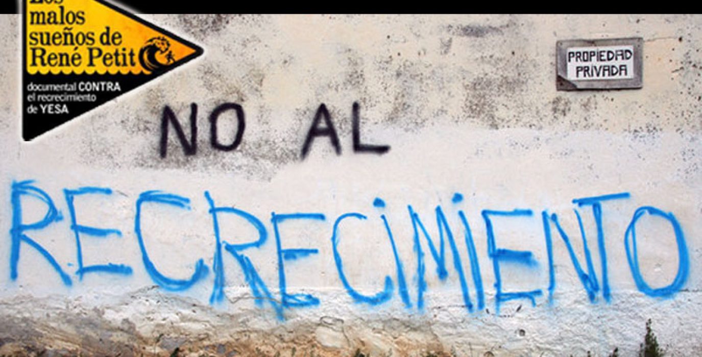 recrecimiento YESA NO petit