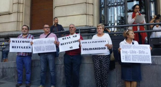 #refugiados zgz foto @iu_aragon