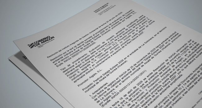 La resolución emitida este lunes por el INAGA contiene 35 páginas