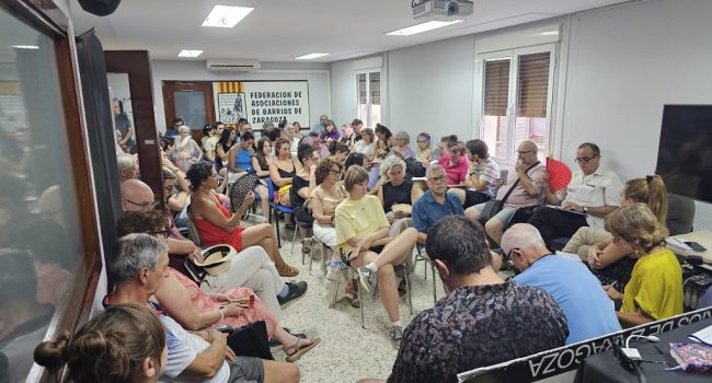 reunion en fabz 1 Alianza por la Emergencia Climática en Aragón Plan de choque salud trabajo y naturaleza