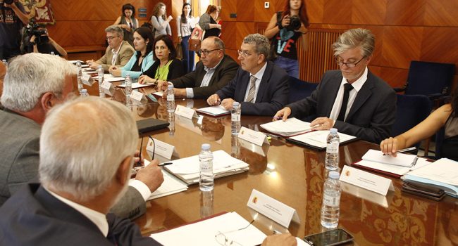 Reunión de coordinación sobre violencia machista. Foto: AZ