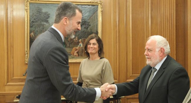 Audiencia con el rey Felipe VI del presidente Riay Tatary Bakry |Foto: Casa Real