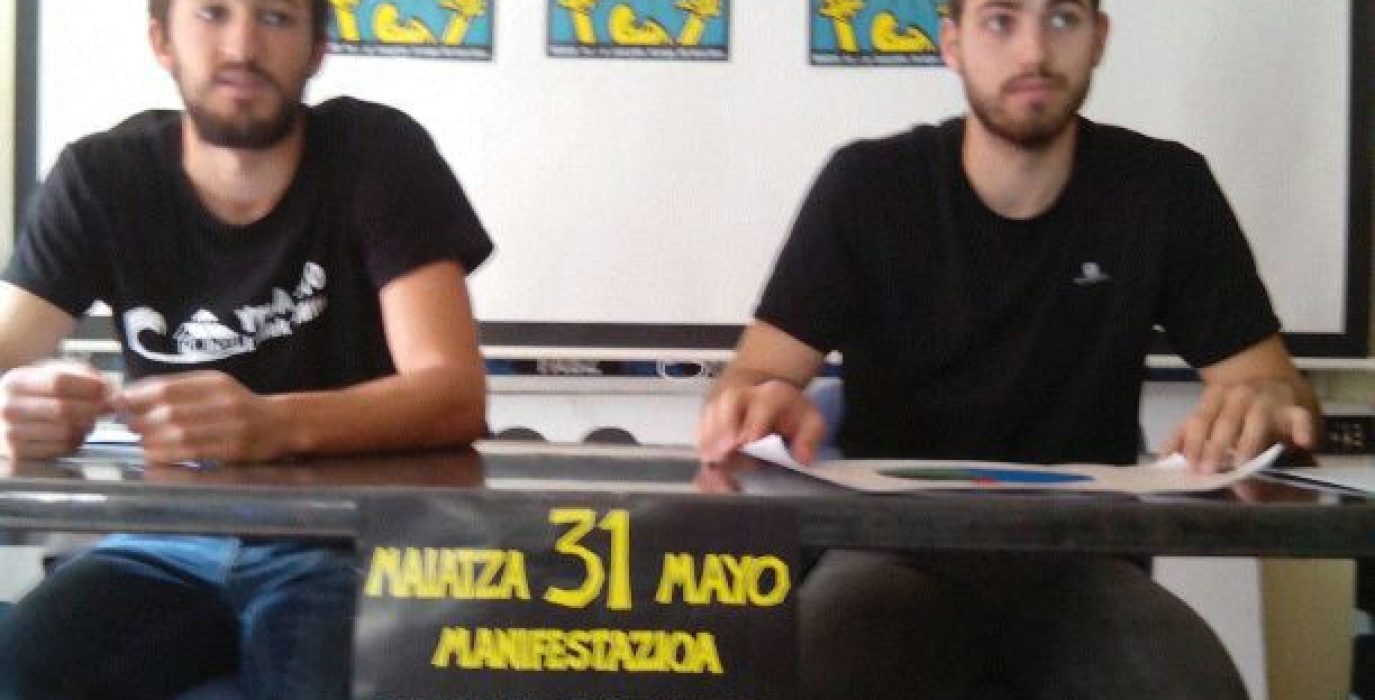rueda de prensa mani Yesa No