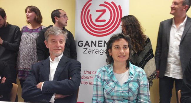 Pedro Santisteve y Luisa Broto, en una imagen de archivo. Foto: @arainfonoticias