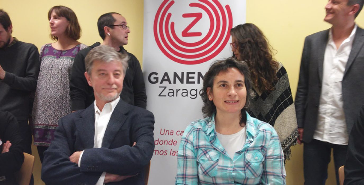 Pedro Santisteve y Luisa Broto, en una imagen de archivo. Foto: @arainfonoticias