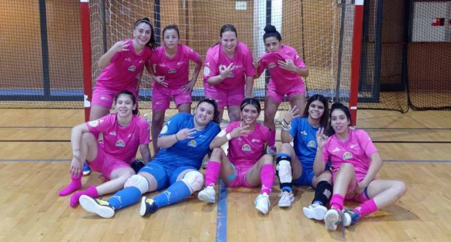 Las jugadoras del Sala Zaragoza