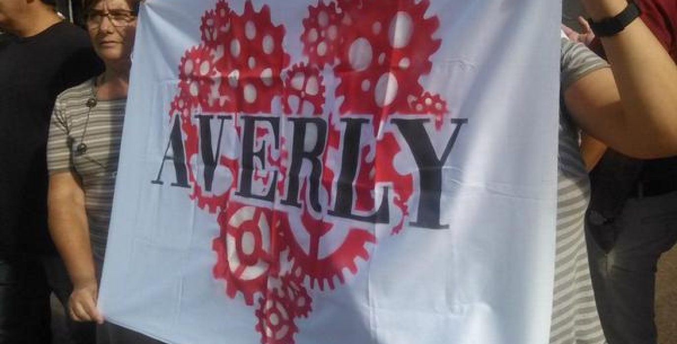 Imagen de una concentracón en defensa de Averly. Foto: @RobertoGrac