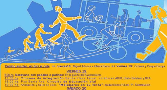 semana europea movilidad en Utebo