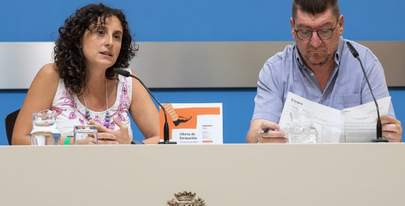 Arantza Gracia y José Mensat. Foto: Daniel Marcos