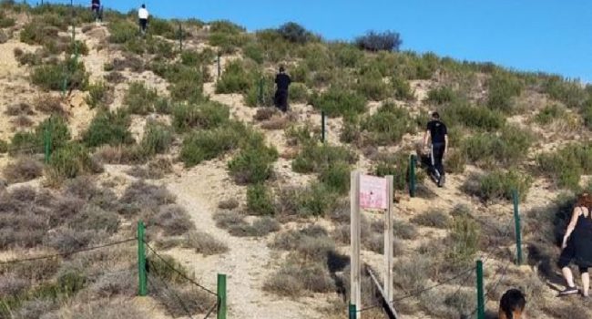 Oposición a la turistificación de la sima de San Pedro de Oliete
