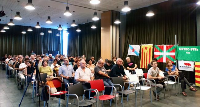 Organitzacions dels Països Catalans, Andalusia , Galícia, Aragó, País Basc, Canàries i de l'àmbit estatal han signat una declaració de suport al poble català en l'exercici del dret d'autodeterminació.
