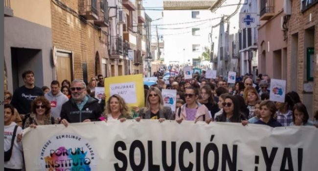 CHA reclama “una solución urgente a las demandas de mejora” del IES Conde de Aranda de Alagón