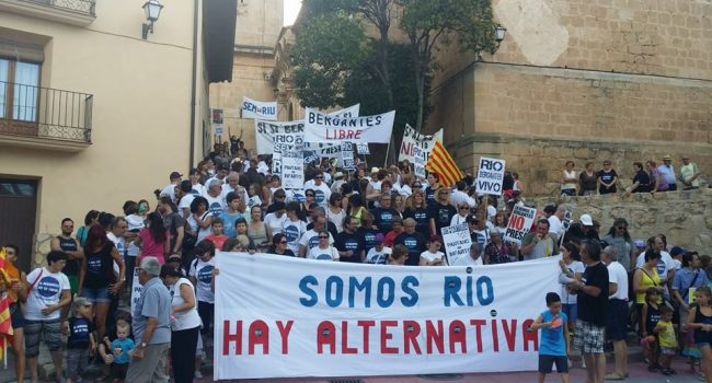 Imagen de archivo de una de las movilizaciones de 'El Bergantes No se Toca'