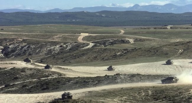 Campo de maniobras militares de San Gregorio en Zaragoza | Foto: Ministerio de Defensa