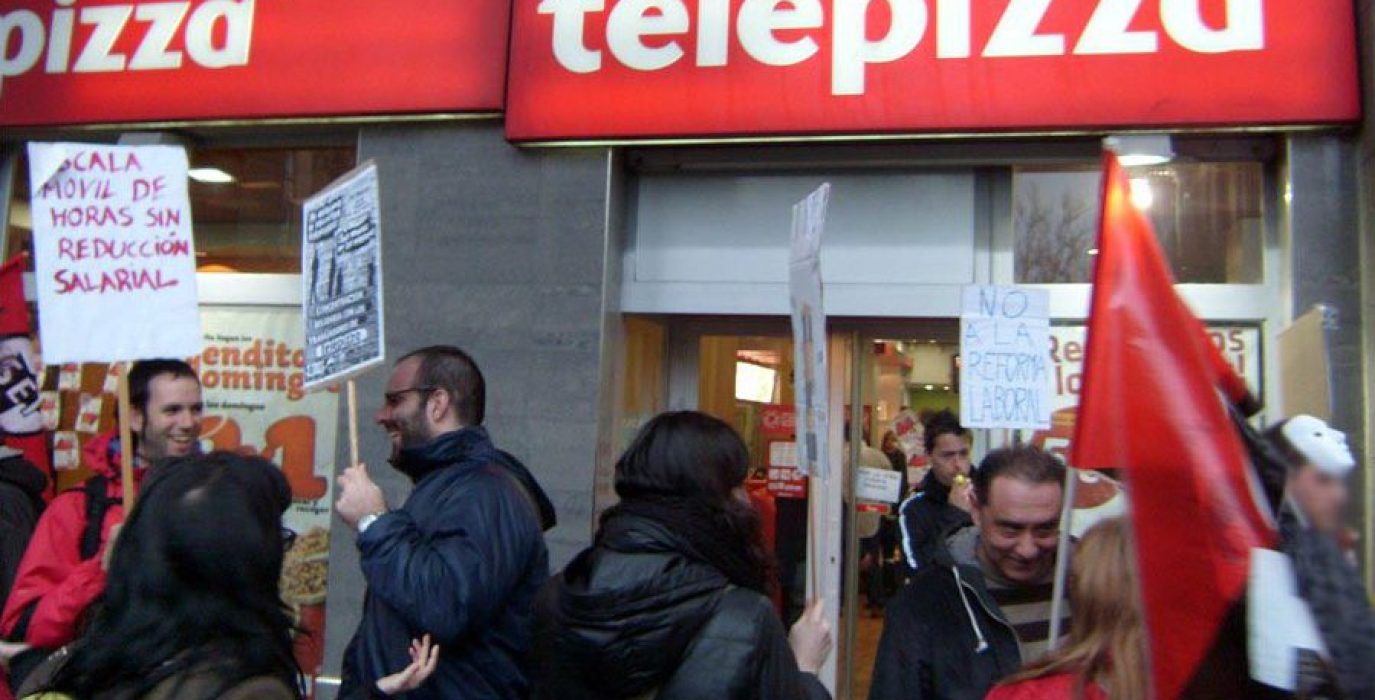 Convocada huelga en Telepizza Zaragoza “contra los recortes del convenio y los salarios de miseria”