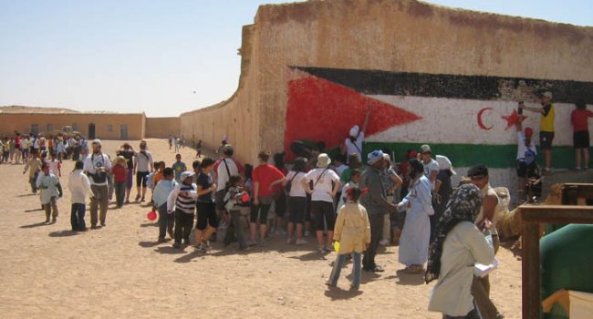 Campamento de refugiados de Tindouf.