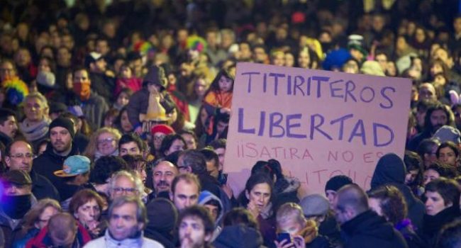 Concentración en Madrid. Foto: David Fernández (Diagonal)