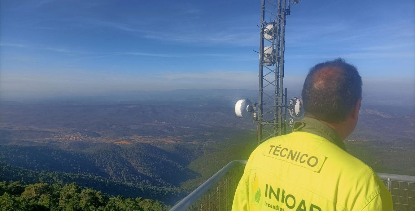 Técnico de Infoar | Foto: DGA.
