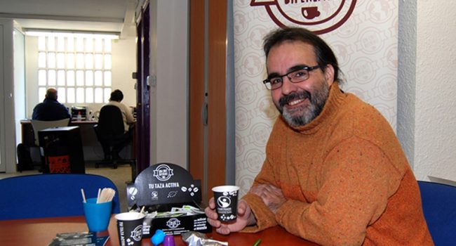 José Miguel Capapé, en el local de Un Café Diferente. Foto: Resón