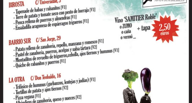 Una de las citas de la Semana de Lucha es hoy, sábado desde las 13.00 horas, en el tapeo agroecológico en la Madalena