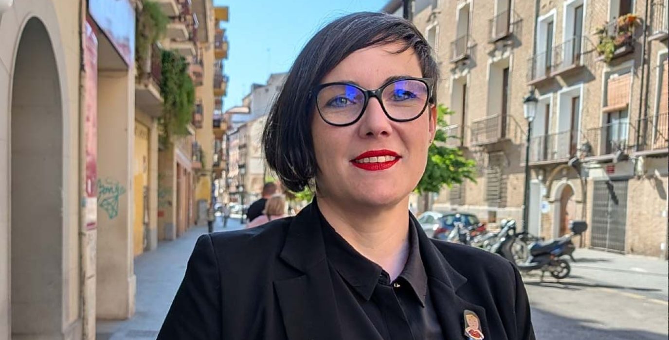 Verónica Villagrasa, diputada en Cortes por el Alto Aragón, y secretaria general de CHA