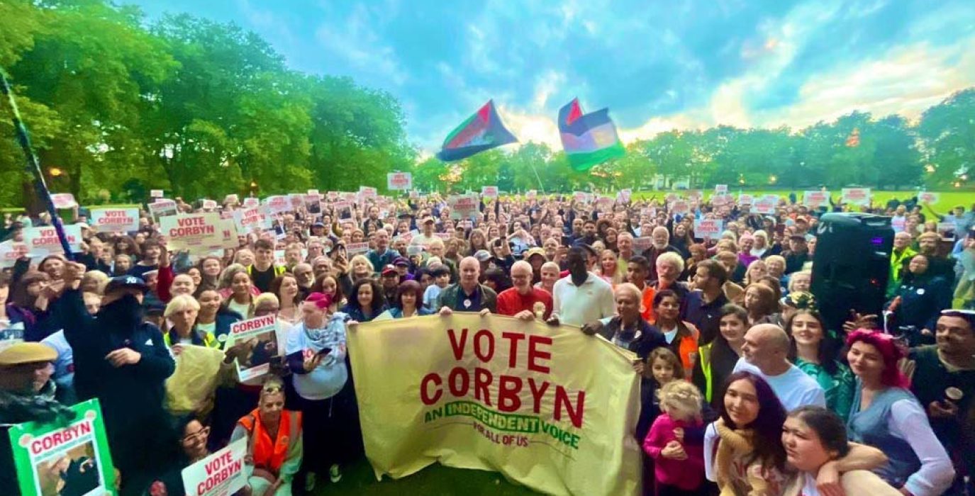 Imagen de un acto de campaña de Corbyn. | Foto: @jeremycorbyn