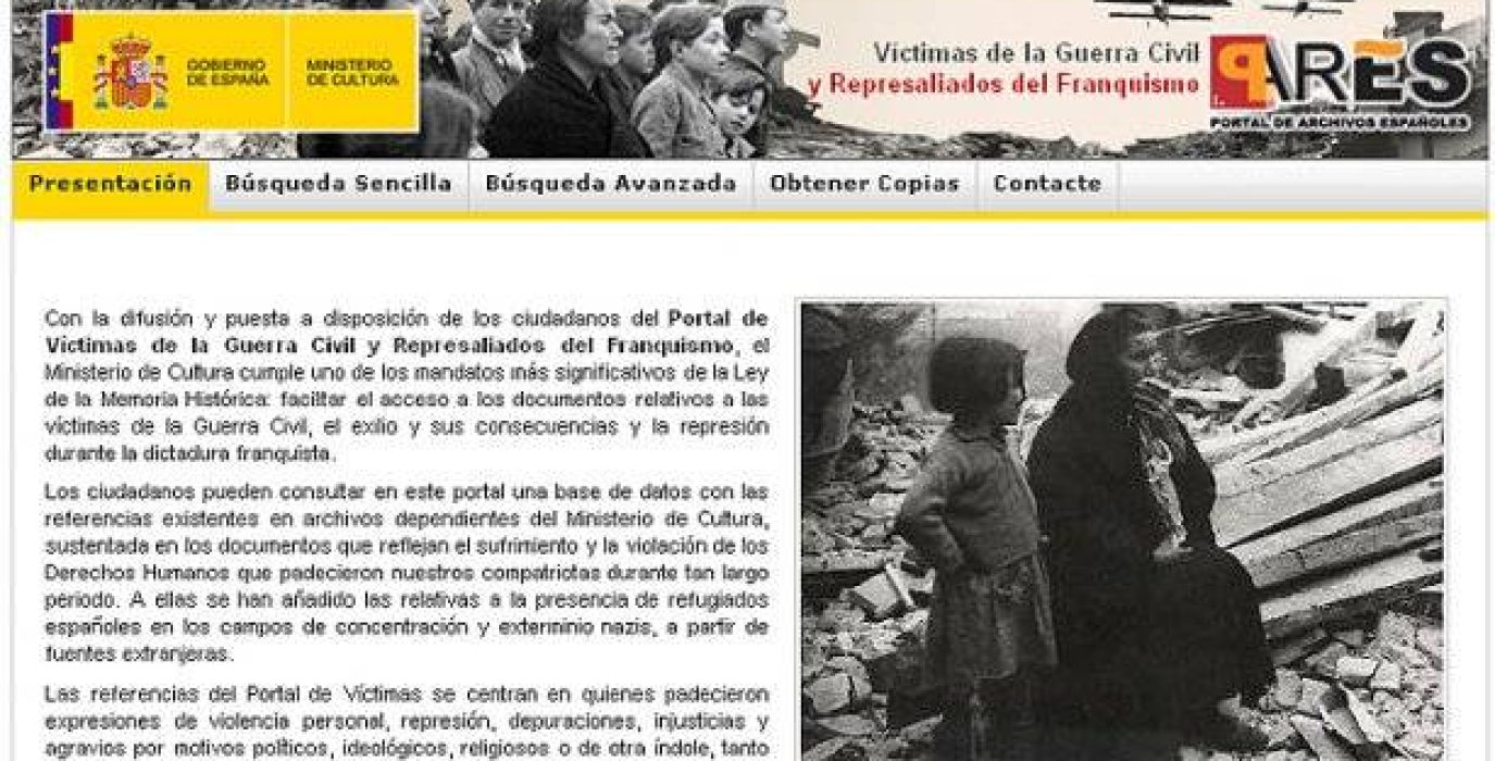 web memoria historica cancelada