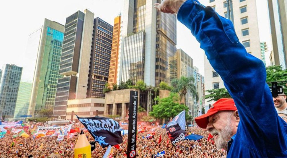 Lula, durante un acto de campaña | Foto: Ricardo Stuckert