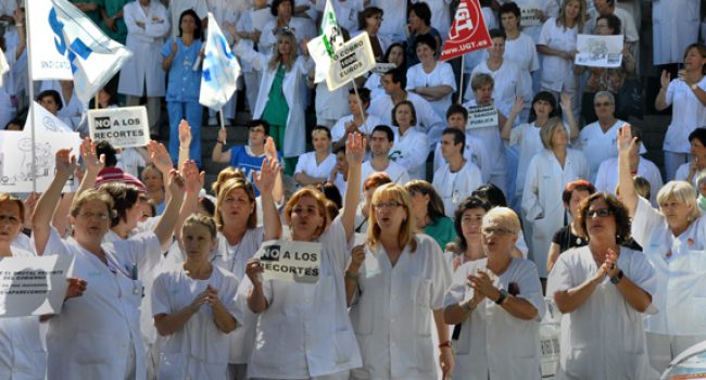 Marea Blanca animada por la dimisión del consejero de Sanidad de la Comunidad de Madrid volverá a pedir que Oliván dimita. Foto: El Ventano