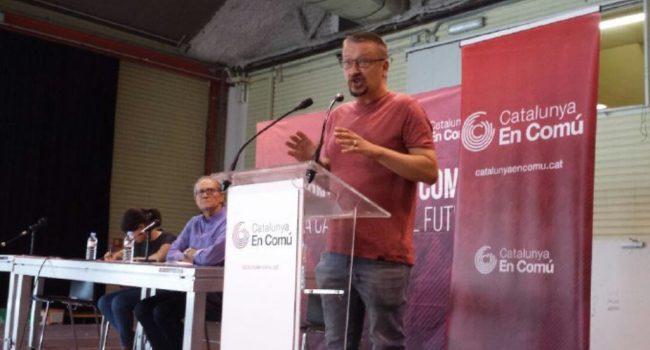Xavier Domènech. Foto: @CatEnComu_Podem