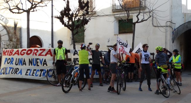 Éxito de la Marcha ciclista contra la Autopista Eléctrica Valsalada-Laluenga-Isona