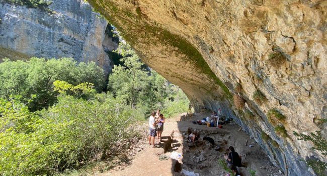 Panorámica del yacimiento de Huerto Raso durante la excavación | Fotografía facilitada por el equipo de investigación