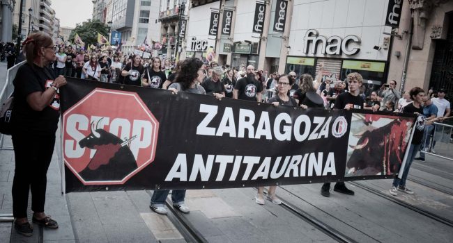 Cabecera de la manifestación de este domingo. | Foto: Frantic St Anger